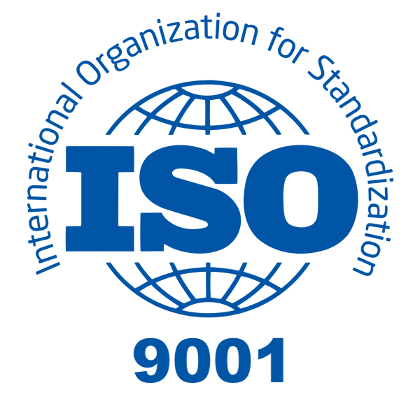 ISO 9001 Quality Management System certification badge